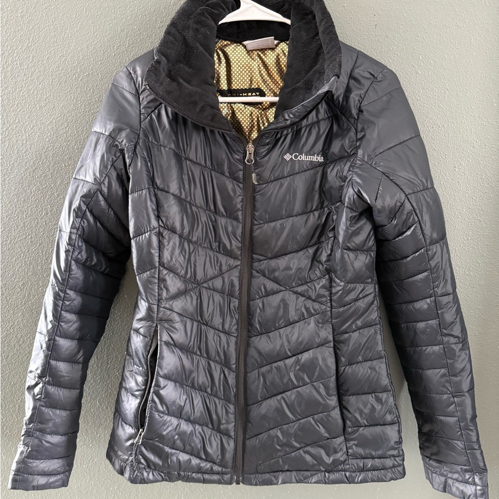 Columbia Omni-heat Women's Dark gray Puffer Jacket size small